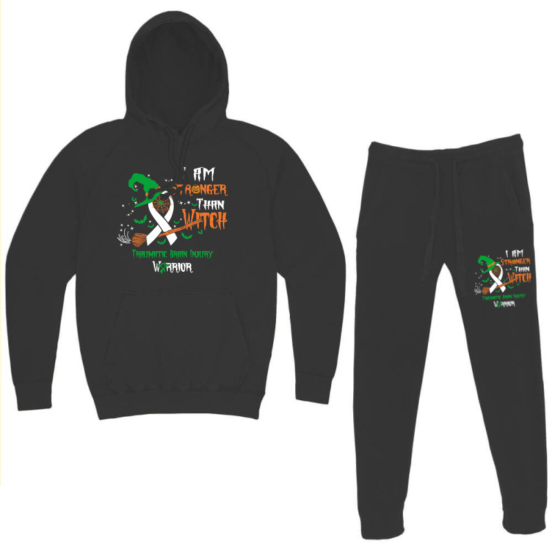 Hot Trend Traumatic Brain Injury Awareness I Am Stronger Than Witch Hoodie & Jogger Set | Artistshot