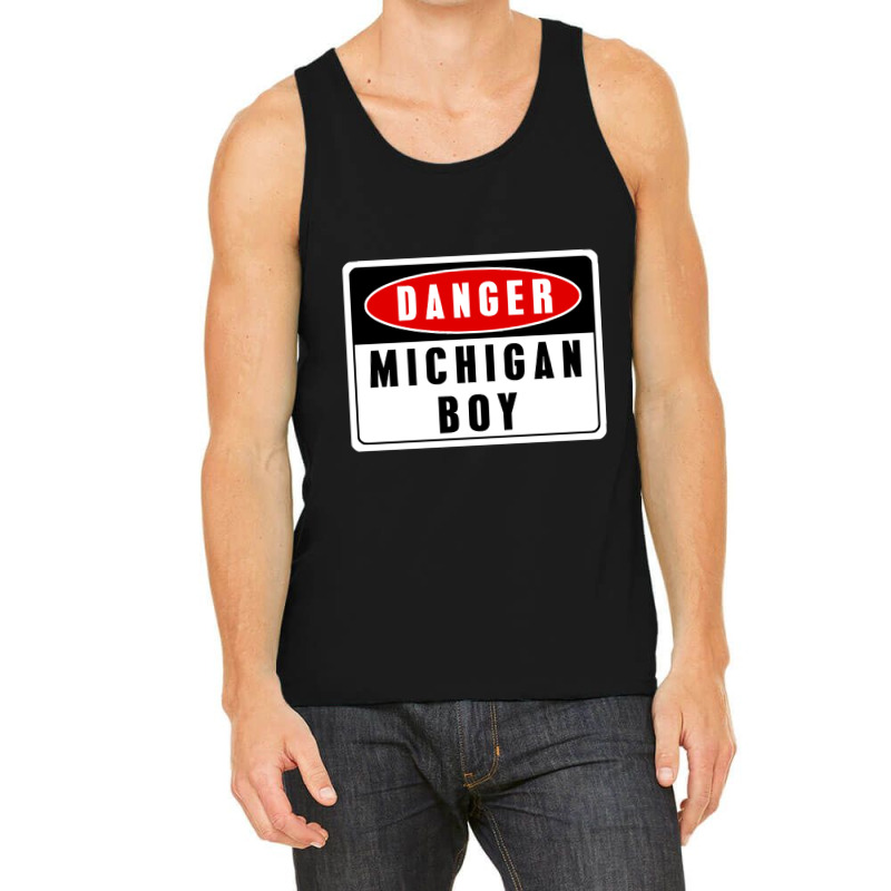 Limited Edition Danger! Michigan Boy Tank Top by Crews Micki | Artistshot