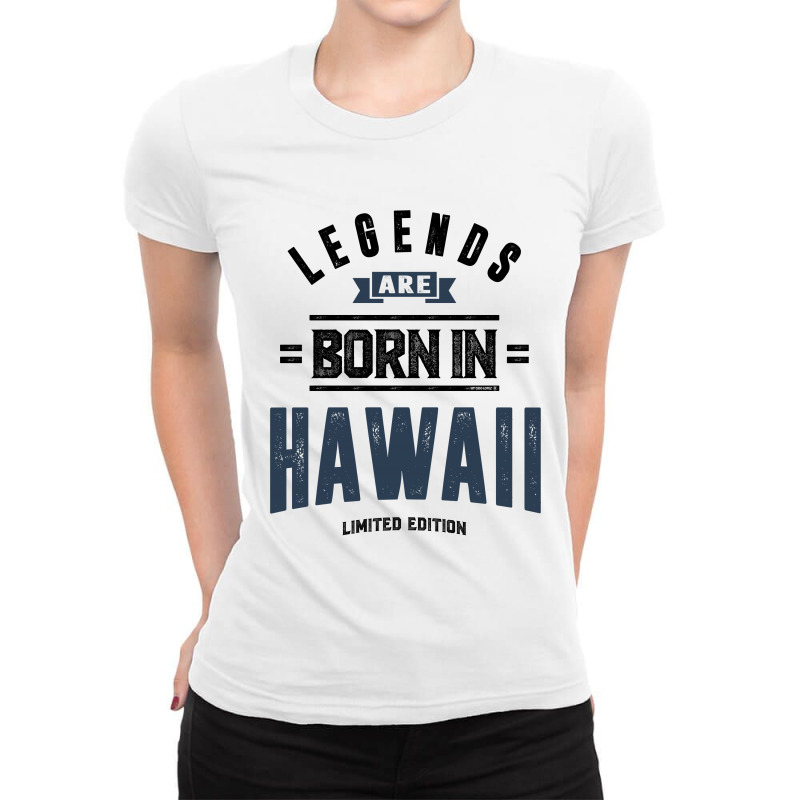 Hawaii Ladies Fitted T-Shirt by Chris Ceconello | Artistshot