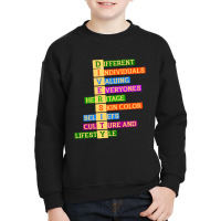 Limited Edition Rights Diversity Youth Sweatshirt | Artistshot