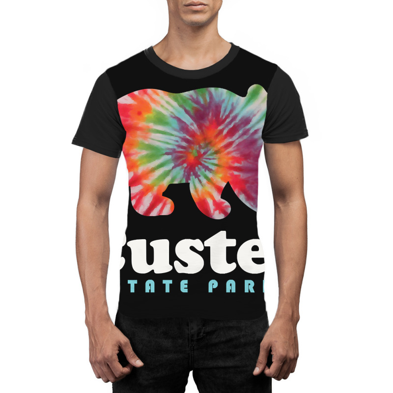 Limited Edition Custer State Park Tie Dye Bear South Dakota Graphic T-shirt by Pannell Quintero | Artistshot