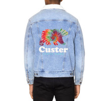 Limited Edition Custer State Park Tie Dye Bear South Dakota Unisex Sherpa-lined Denim Jacket | Artistshot