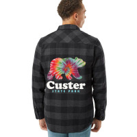 Limited Edition Custer State Park Tie Dye Bear South Dakota Flannel Shirt | Artistshot