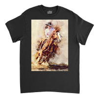 Limited Edition Cowgirl  Rides Galloping Horse Classic T-shirt | Artistshot