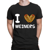 Hot Trend I Love Weiners Hotdogs Frankfurter Wiener Frank Sausage Bun T-shirt | Artistshot