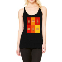 Hot Trend D&d - Doughnuts And Dreidels Fire Grid Racerback Tank | Artistshot