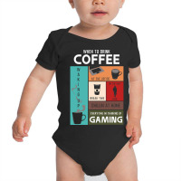 Limited Edition Drink Coffee Everytime Im Thinking Of Gaming Baby Bodysuit | Artistshot