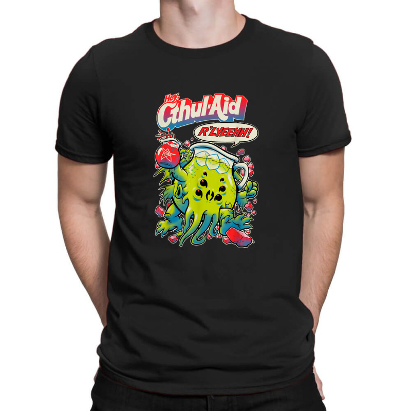 Hey Cool Cthulhu Aid R'lyeehh! T-Shirt by JosephWDaniels | Artistshot