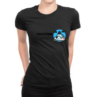 Trending Vacation Mode Travel Iilustration Ladies Fitted T-shirt | Artistshot