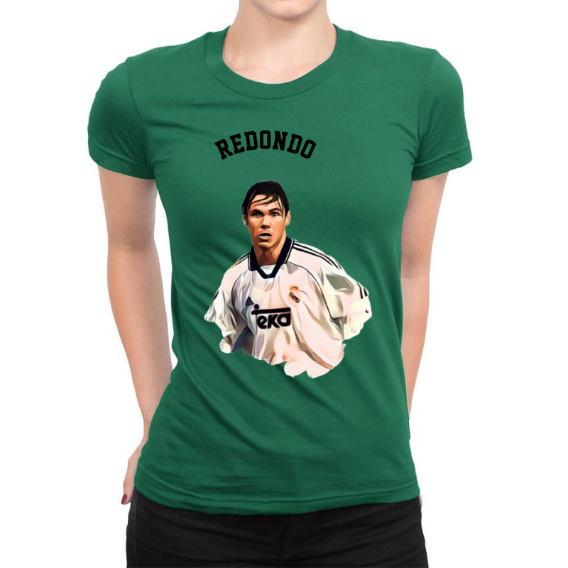 Legends Of The Beautiful Game Cartoon Collection Legends Fernando Redo Ladies Fitted T-Shirt by hbikyshas | Artistshot