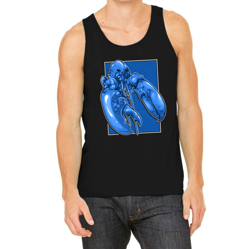 Funny Jumpscare Lobster Meme Blue Crustacean Pullover Hoodie Tank Top | Artistshot