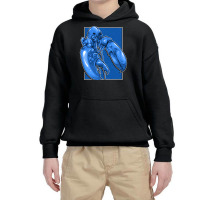 Funny Jumpscare Lobster Meme Blue Crustacean Pullover Hoodie Youth Hoodie | Artistshot