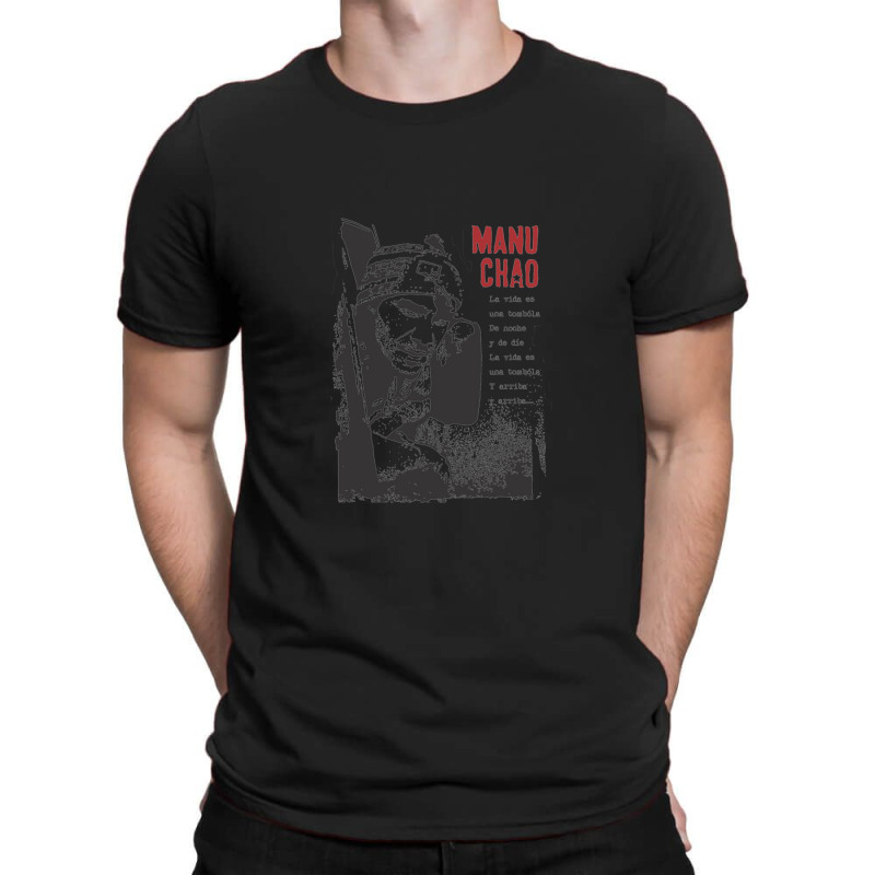 Black White Manuchaoo T-shirt | Artistshot