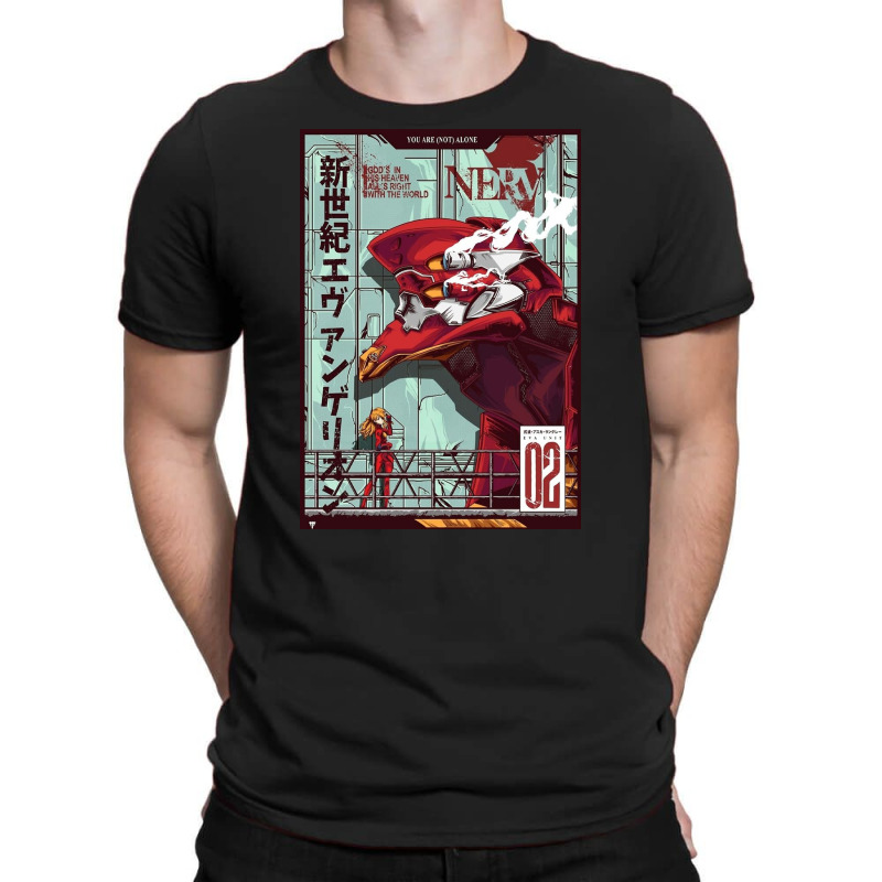 Evangelion Unit 2 Artwork T-Shirt by mollyhoskins | Artistshot