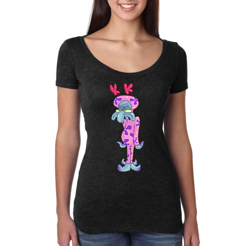 Hot Trend Depressed Squid Women's Triblend Scoop T-shirt by Milne Charlton | Artistshot