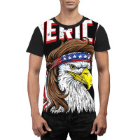 Hot Trend Merica Eagle Mulle 4th Of July Redneck Patriot Graphic T-shirt | Artistshot