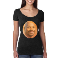 Dwegg The Rock Johnson Women's Triblend Scoop T-shirt | Artistshot