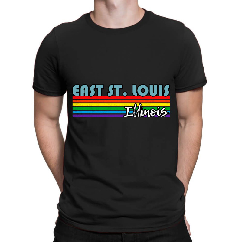 Limited Edition East St. Louis Illinois Pride Shirt East St. Louis Lgb T-shirt | Artistshot