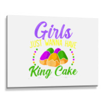 King Cake Mardi Gras 2023 Celebration Nola Festival T Shirt Metal Print Horizontal | Artistshot