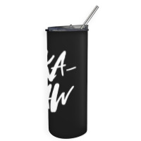 What Does The Crow Say! Skinny Tumbler | Artistshot