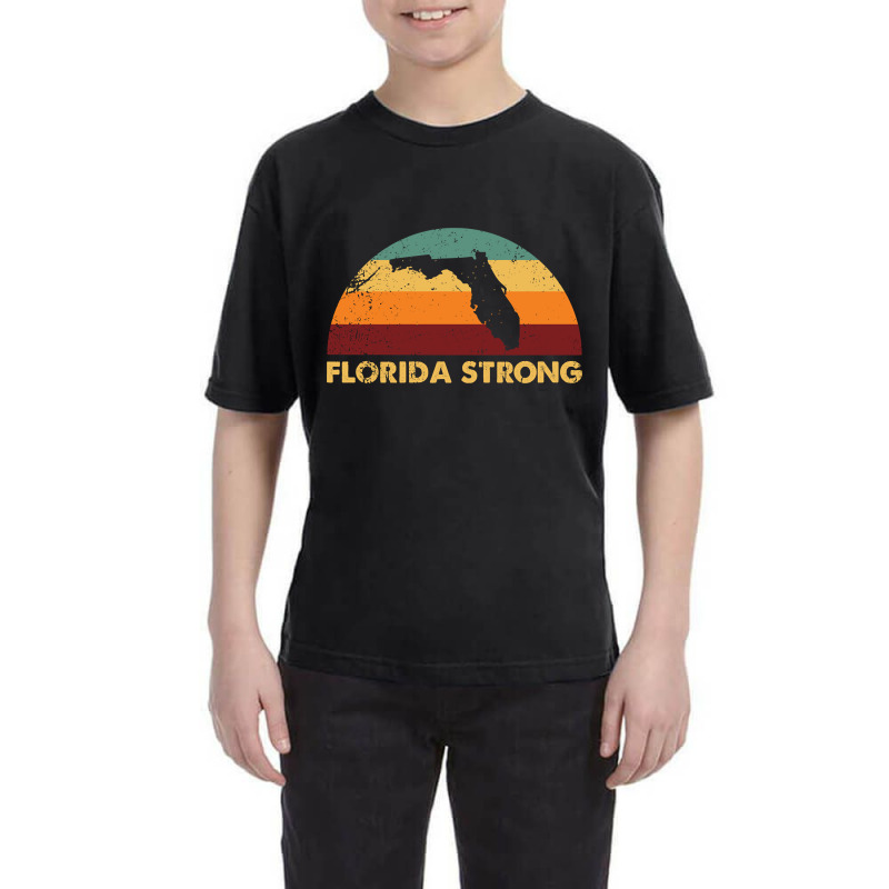 Hot Trend Vintage Retro Florida Strong Youth Tee by greggjvandervor | Artistshot