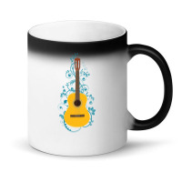 Classical Acoustic Guitar Flowering Vines Magic Mug | Artistshot