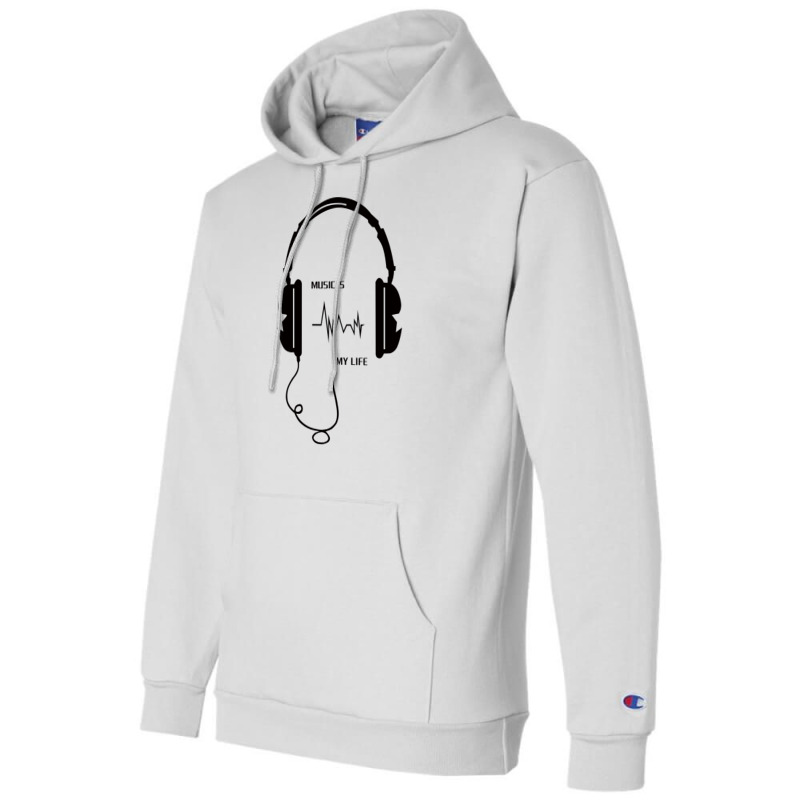 Cool-music-is-my-life-pen Champion Hoodie by dodory | Artistshot