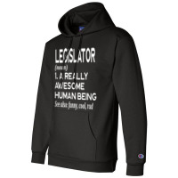 Legislator Definition Funny Legislation Lawmaker Politician T Shirt Champion Hoodie | Artistshot