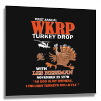 Limited Edition First Annual Wkrp Metal Print Square | Artistshot