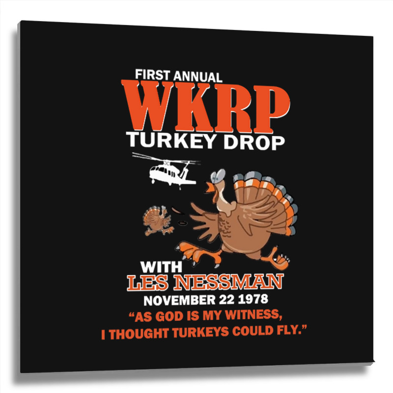 Limited Edition First Annual Wkrp Metal Print Square | Artistshot