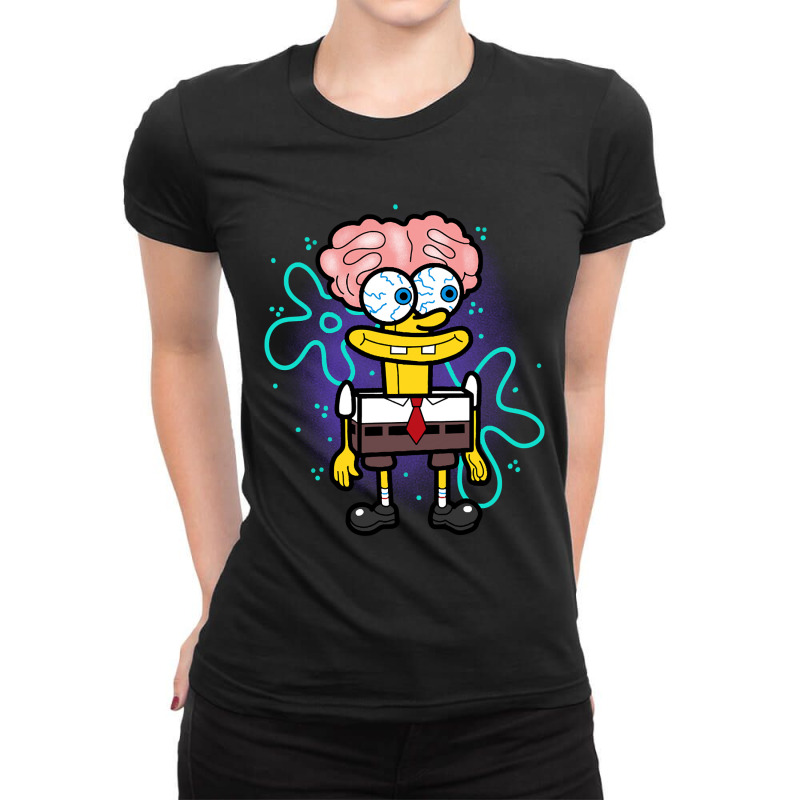 Hot Trend Ghost Bob Ladies Fitted T-Shirt by Rios Arevalo | Artistshot