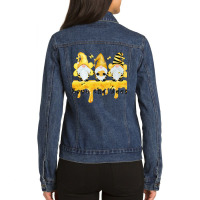 Trending Save The Bees Gnomes Ladies Denim Jacket | Artistshot