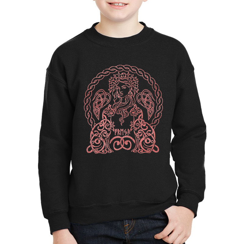 Limited Edition Freya Goddess Freyja Viking Norse Mythology Celtic Kno Youth Sweatshirt | Artistshot