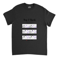 Guitar Chords Drop 2 Dominant 7 Flat Five Classic T-shirt | Artistshot