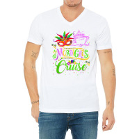 Mardi Gras Cruise Cruising Mask Cruise Ship T Shirt V-neck Tee | Artistshot