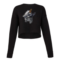 Electric Guitar Distressed Finish Winter River Wye Herefordshire Cropped Sweater | Artistshot