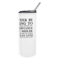 I'd Rather Be Listening To From A Distance 90s Aesthetic Design Gift Skinny Tumbler | Artistshot