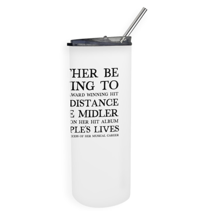 I'd Rather Be Listening To From A Distance 90s Aesthetic Design Gift Skinny Tumbler | Artistshot