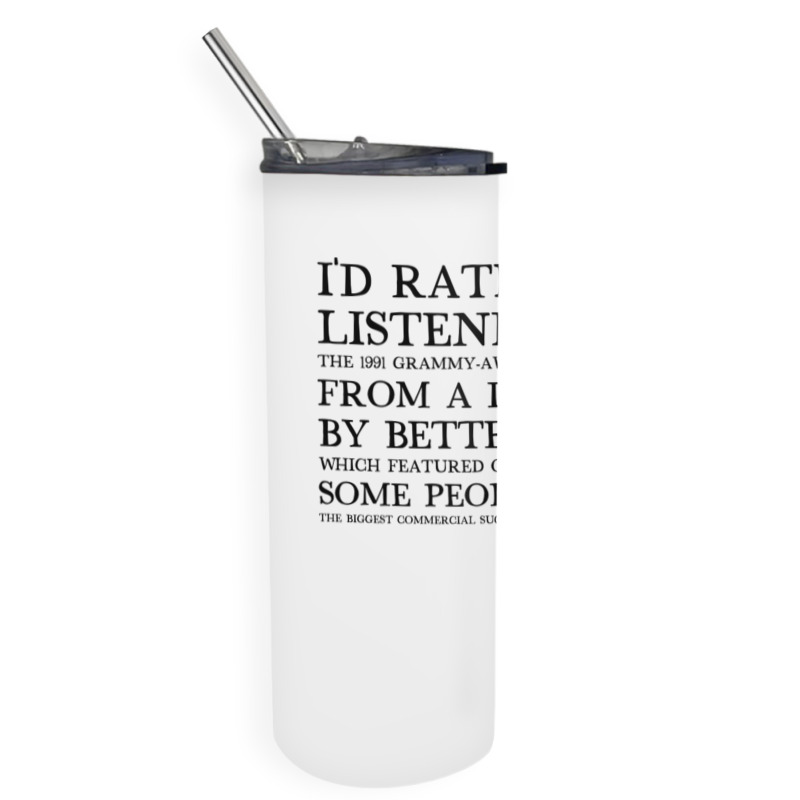 I'd Rather Be Listening To From A Distance 90s Aesthetic Design Gift Skinny Tumbler | Artistshot