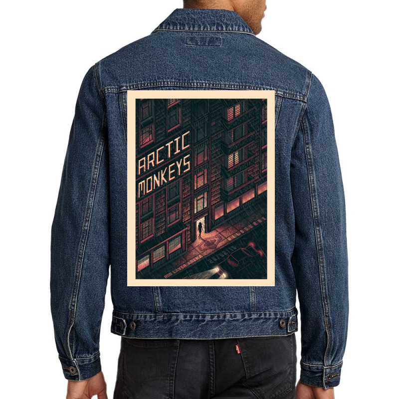 #arctic Building Men Denim Jacket by randalhall | Artistshot