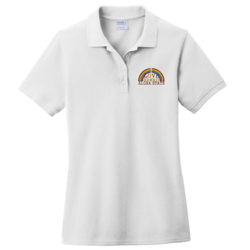 Aloha State Hawaii   Aloha State Ladies Polo Shirt by kudunakam | Artistshot