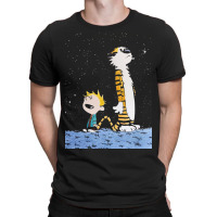 Calvin On The Galaxy T-shirt | Artistshot