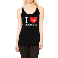 I Love Prophet Muhammad Islam Quote 1 Racerback Tank | Artistshot