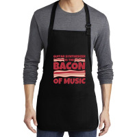 Guitar Synthesizer Gifts  Bacon Of Music 1 Medium-length Apron | Artistshot