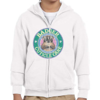 Badger Cuticle Care   Badger Youth Zipper Hoodie | Artistshot