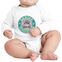 Badger Cuticle Care   Badger Long Sleeve Baby Bodysuit | Artistshot