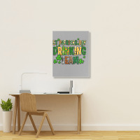 St Patricks Day Drinking Team Portrait Canvas Print | Artistshot