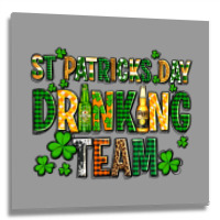 St Patricks Day Drinking Team Metal Print Square | Artistshot