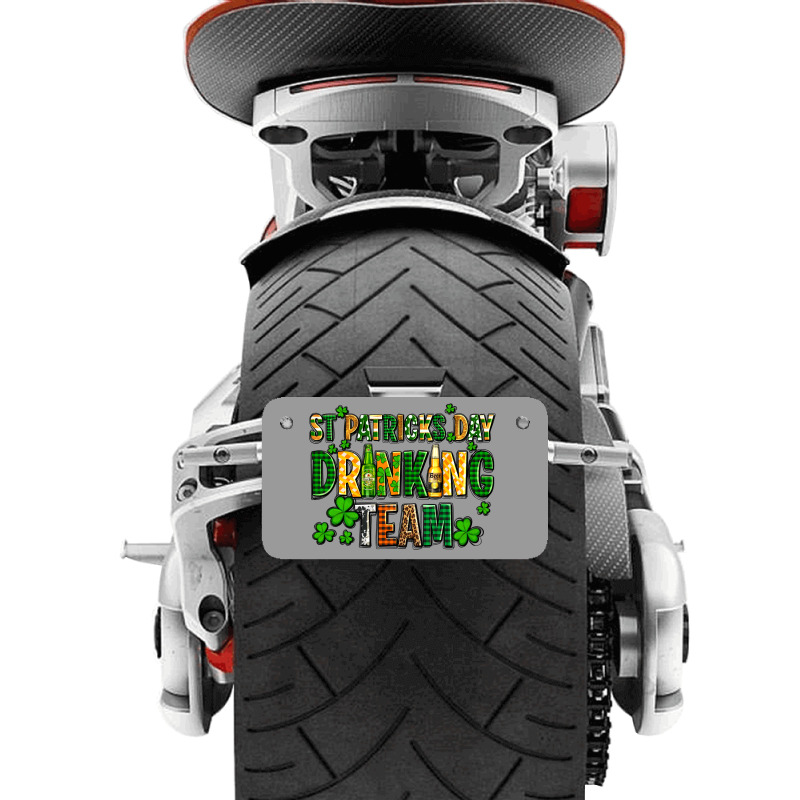 St Patricks Day Drinking Team Motorcycle License Plate | Artistshot