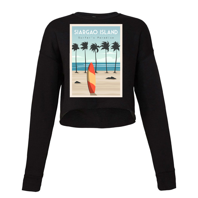 Hot Trend Siargao Island Surf Beach Cropped Sweater by Jankonen637 | Artistshot